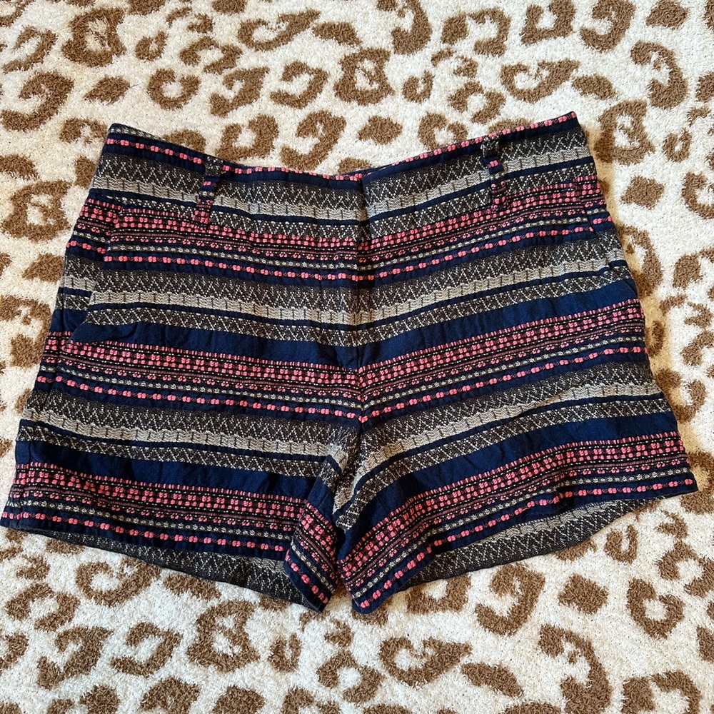 Ann Taylor Loft multi color shorts. Size 2.